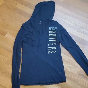 Black long sleeve purdue shirt